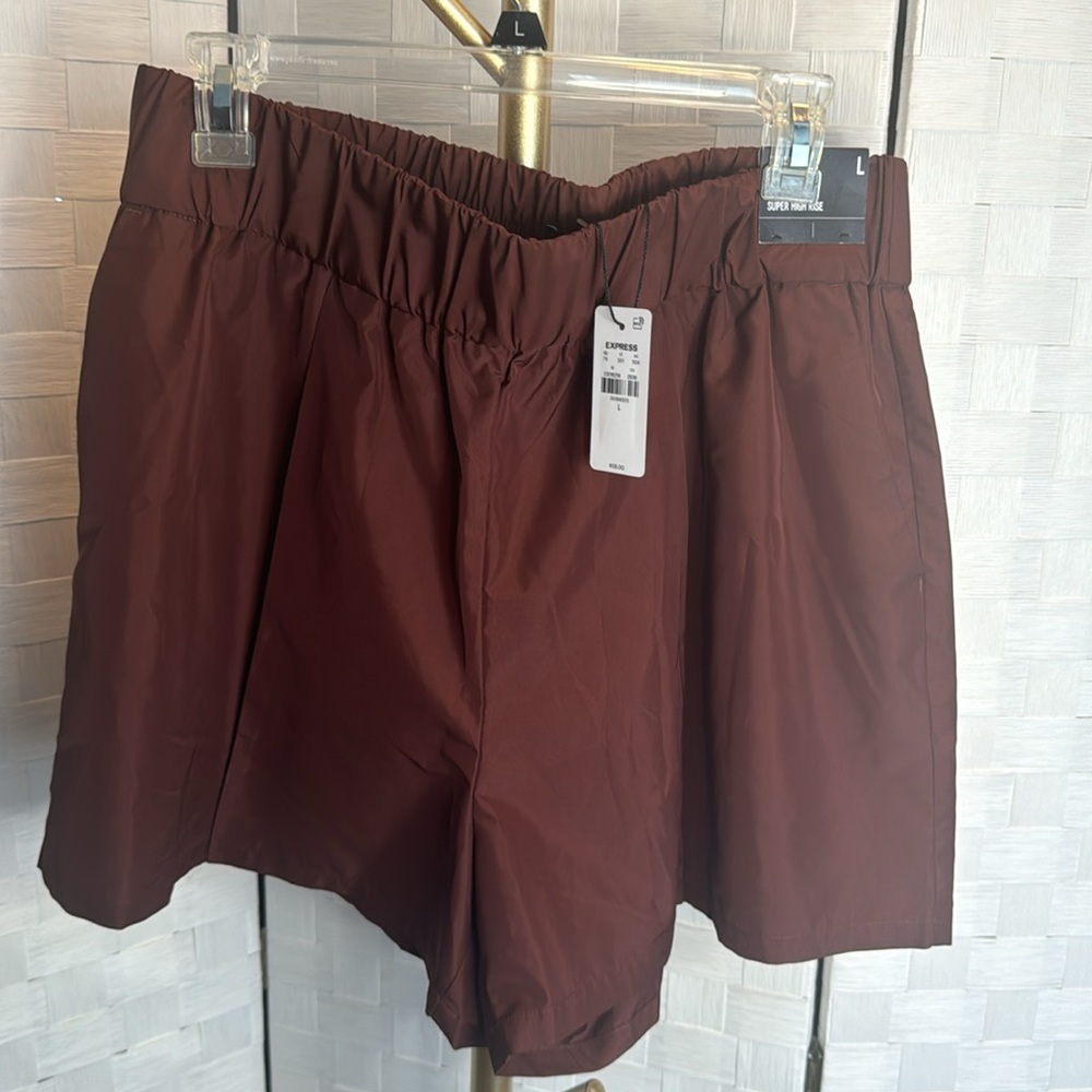 Express Stylist Super High Rise Shorts - Picture 1 of 5